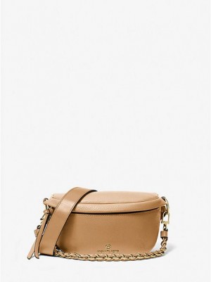 Bolsa De Hombro Michael Kors Slater Extra-small Pebbled Cuero Mujer Marrones | 03974AHGP