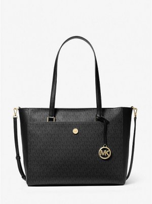 Bolso Tote Michael Kors Maisie Large Logo 3-in-1 Mujer Negras | 71395ARBS