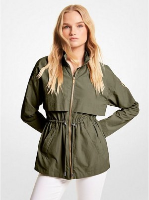 Chaquetas Michael Kors Packable Nylon Mujer Verde Menta Verde | 56931KEZM