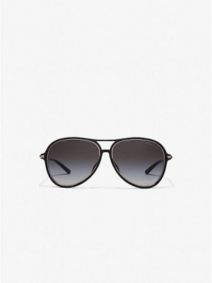 Gafas de Sol Michael Kors Breckenridge Mujer Negras | 12649BEOM