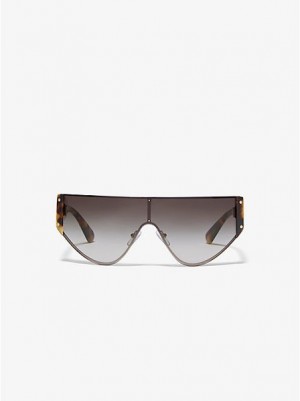 Gafas de Sol Michael Kors Park City Mujer Marrones | 76805COBX