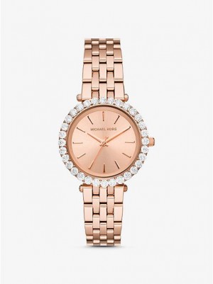 Relojes Michael Kors Darci Pave Mujer Rosas Doradas | 24013ZRDC