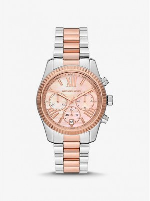 Relojes Michael Kors Lexington Mujer Plateadas Rosas | 69083VLBR