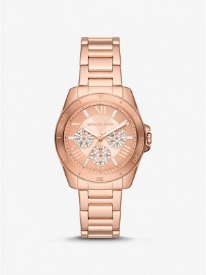 Relojes Michael Kors Mini Alek Pave Mujer Rosas Doradas | 32056HILX