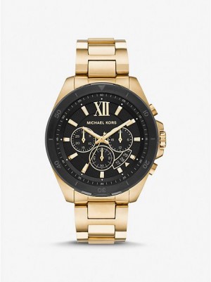 Relojes Michael Kors Oversized Brecken Hombre Doradas | 65981CKDE