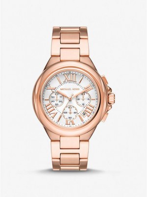 Relojes Michael Kors Oversized Camille Mujer Rosas Doradas | 30689UBOD