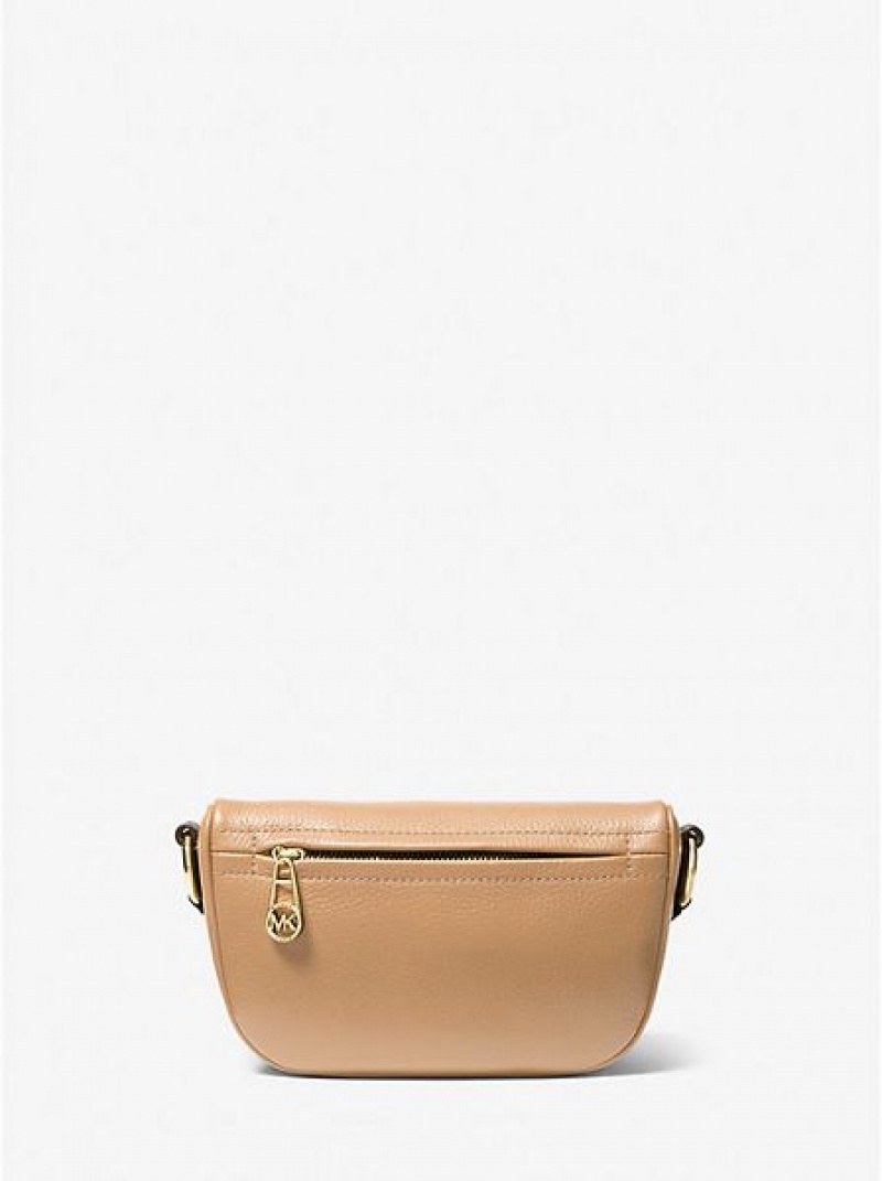 Bolsa De Hombro Michael Kors Slater Extra-small Pebbled Cuero Mujer Marrones | 03548MURC