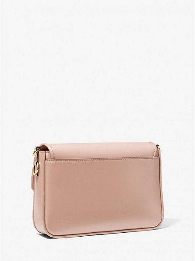 Bolsa De Mensajero Michael Kors Bradshaw Medium Color-block Cuero Mujer Rosas | 36701QNKH