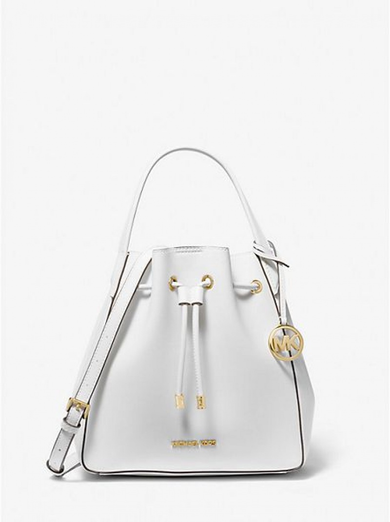 Bolso Saco Michael Kors Phoebe Large Faux Cuero Mujer Blancas | 93501PHKN