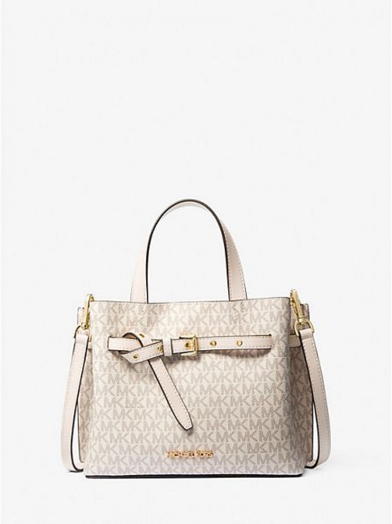 Bolso Satchel Michael Kors Emilia Small Logo Mujer Multicolor | 69852XNJK