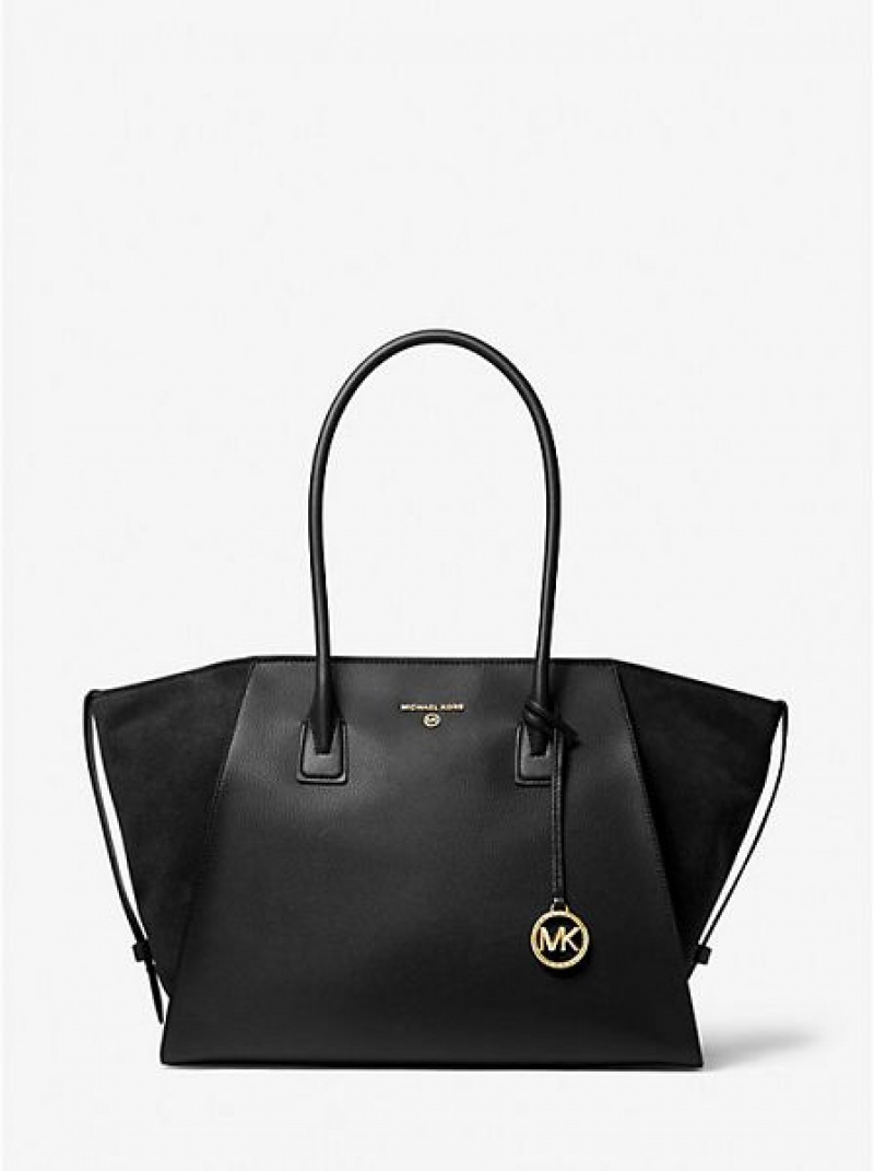 Bolso Tote Michael Kors Avril Extra-large Cuero Mujer Negras | 04781DGWY