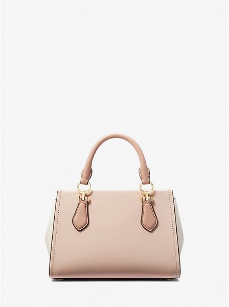 Bolsos Cruzados Michael Kors Marilyn Small Color-block Saffiano Cuero Mujer Rosas | 75162EFAV