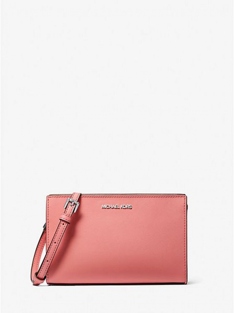 Bolsos Cruzados Michael Kors Sheila Small Faux Cuero Mujer Rosas | 04823PRCU