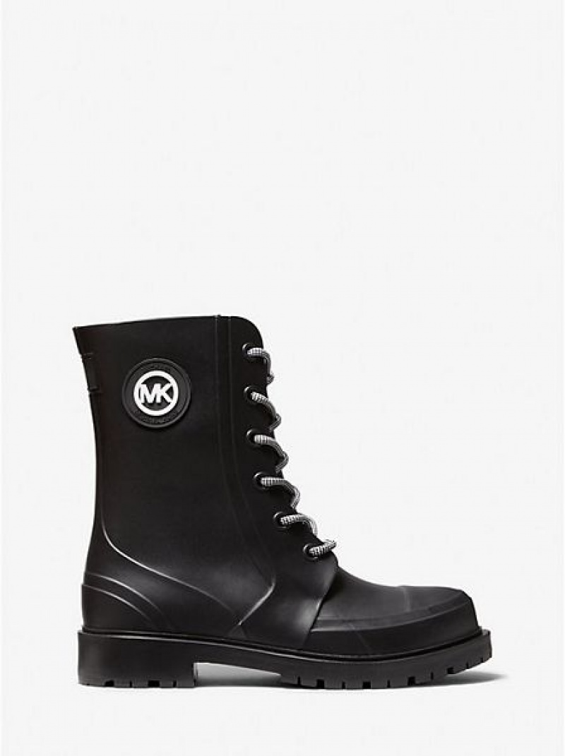 Botas de Lluvia Michael Kors Montaigne Pvc Mujer Negras | 01947ERBM