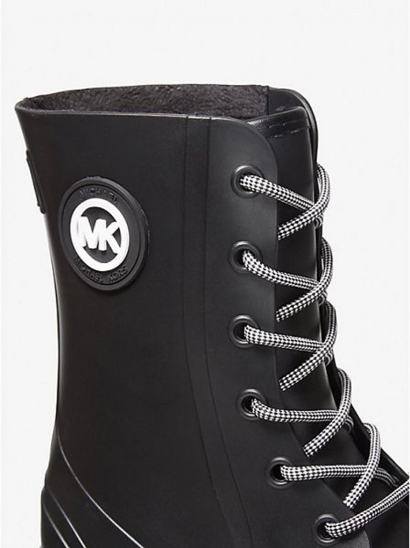 Botas de Lluvia Michael Kors Montaigne Pvc Mujer Negras | 01947ERBM