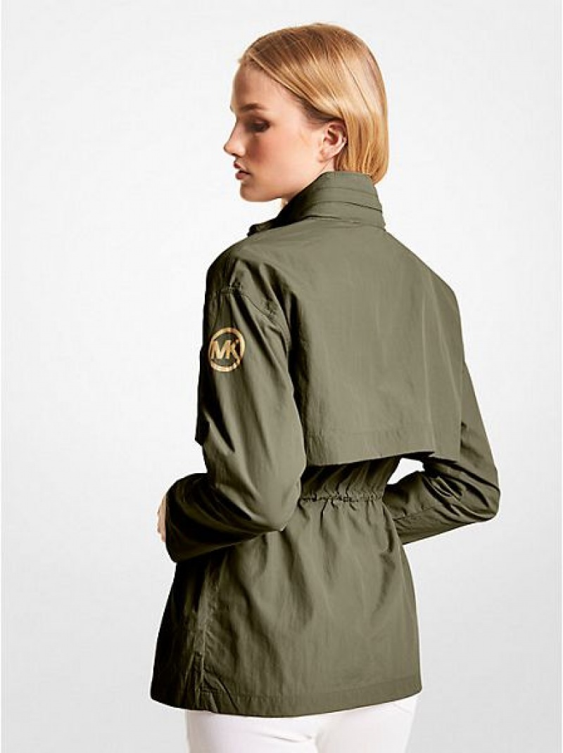 Chaquetas Michael Kors Packable Nylon Mujer Verde Menta Verde | 56931KEZM