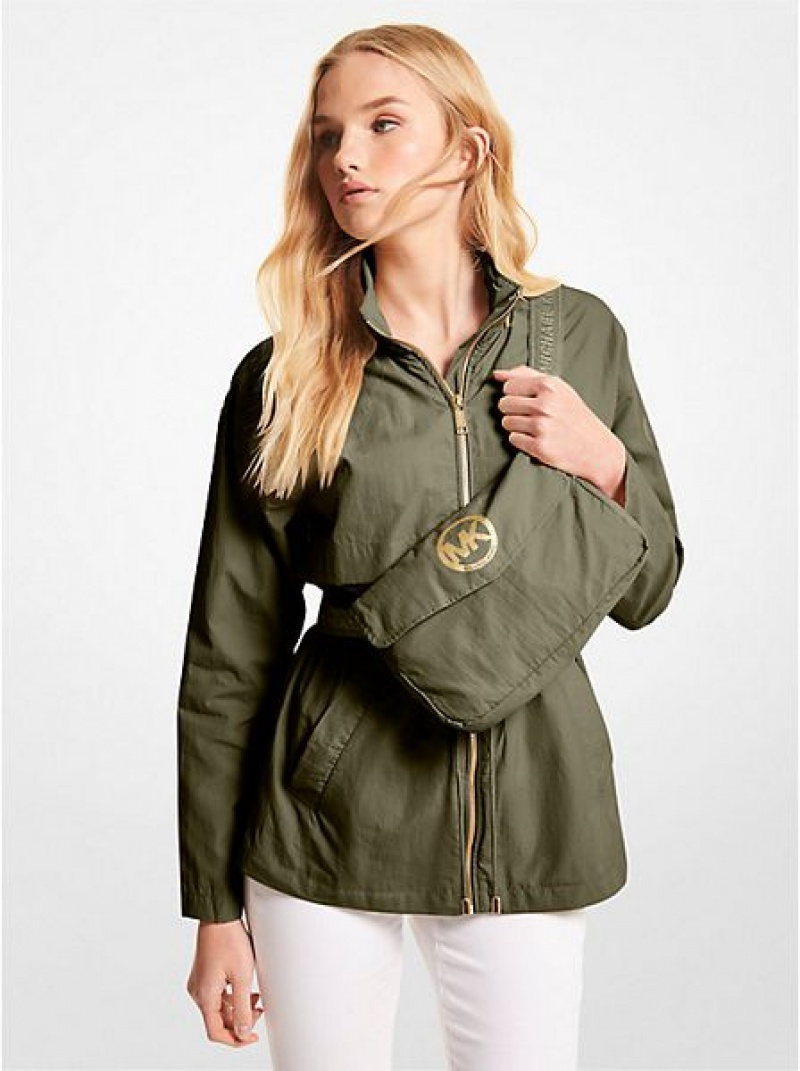 Chaquetas Michael Kors Packable Nylon Mujer Verde Menta Verde | 56931KEZM