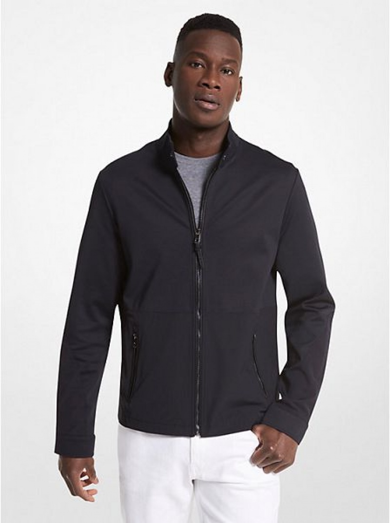 Chaquetas Michael Kors Stretch Nylon Hombre Negras | 67583BAKU