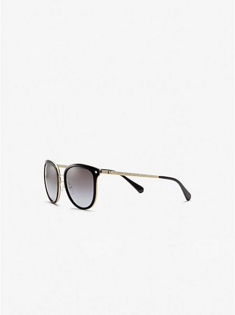 Gafas de Sol Michael Kors Adrianna Bright Mujer Negras | 46581ASZW