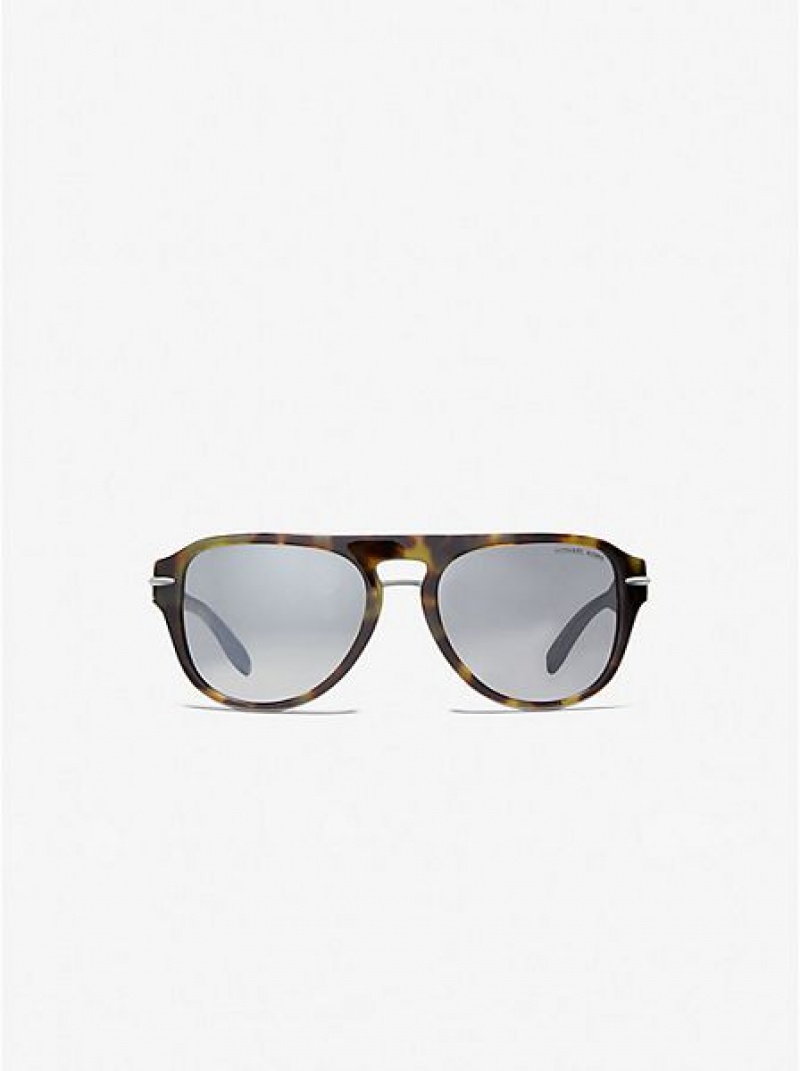 Gafas de Sol Michael Kors Burbank Mujer Verde Oliva | 14209SBQH