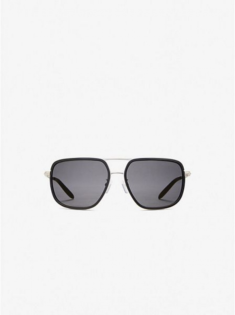 Gafas de Sol Michael Kors Del Ray Mujer Plateadas | 61943CUIH