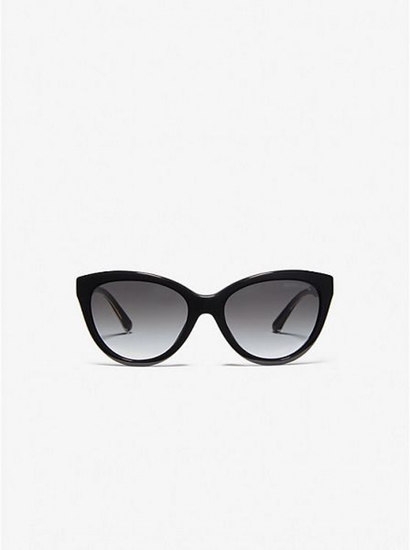 Gafas de Sol Michael Kors Makena Mujer Negras | 20413VSFP