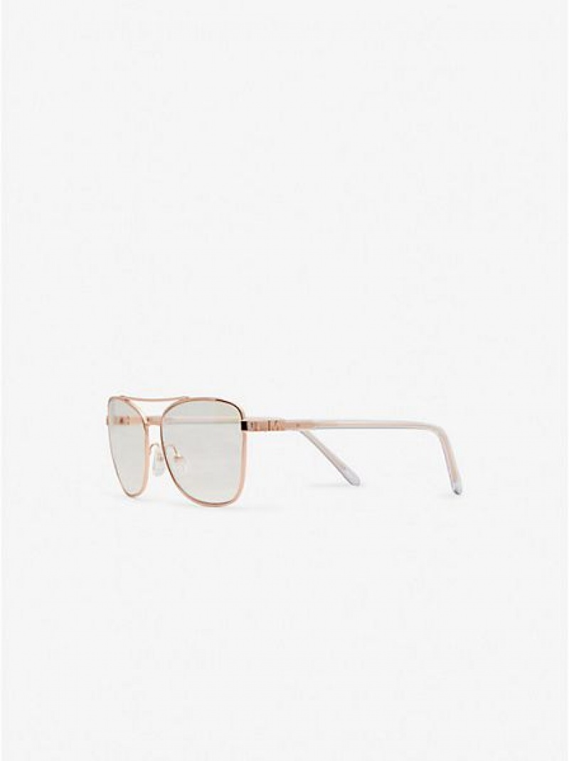 Gafas de Sol Michael Kors Stratton Mujer Rosas Doradas | 67028FCHX