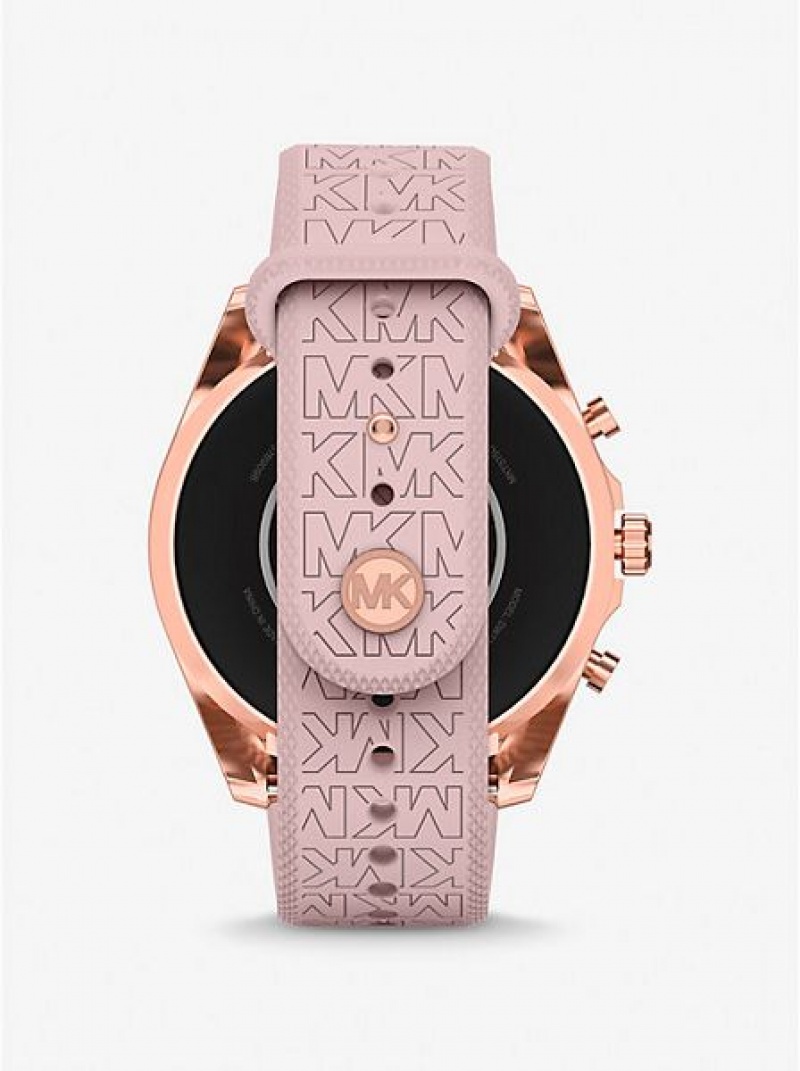 Relojes Michael Kors Gen 6 Bradshaw And Logo Silicona Smart Mujer Rosas Doradas | 82935JAHM