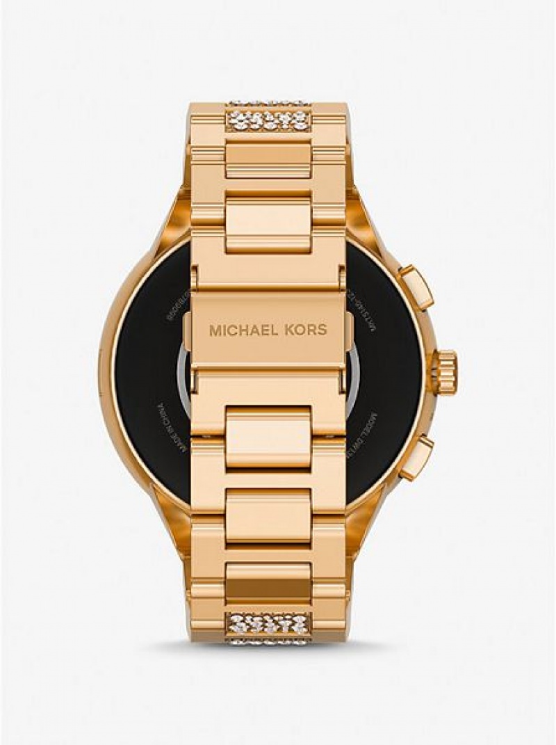 Relojes Michael Kors Gen 6 Camille Pave Smart Hombre Doradas | 14056SIYW