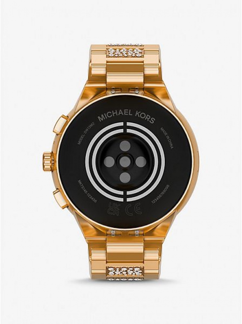 Relojes Michael Kors Gen 6 Camille Pave Smart Hombre Doradas | 14056SIYW