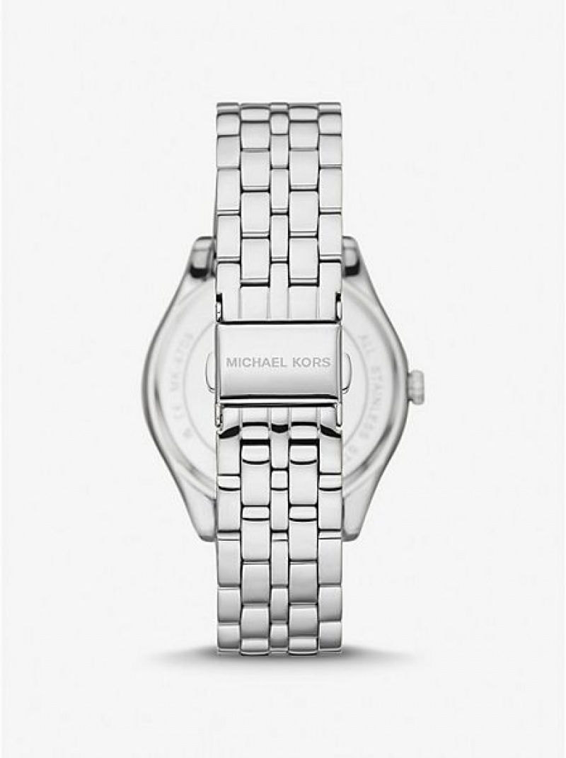 Relojes Michael Kors Harlowe Pave Mujer Plateadas | 68095BXDP