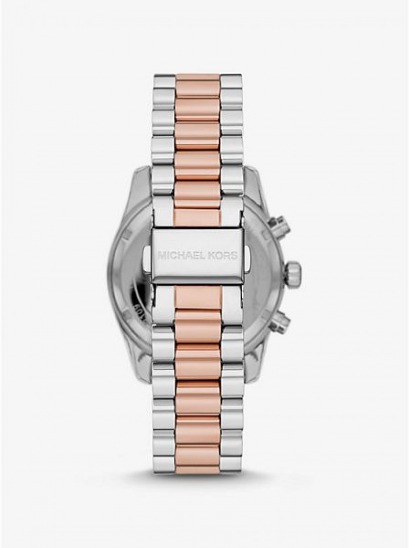 Relojes Michael Kors Lexington Mujer Plateadas Rosas | 69083VLBR