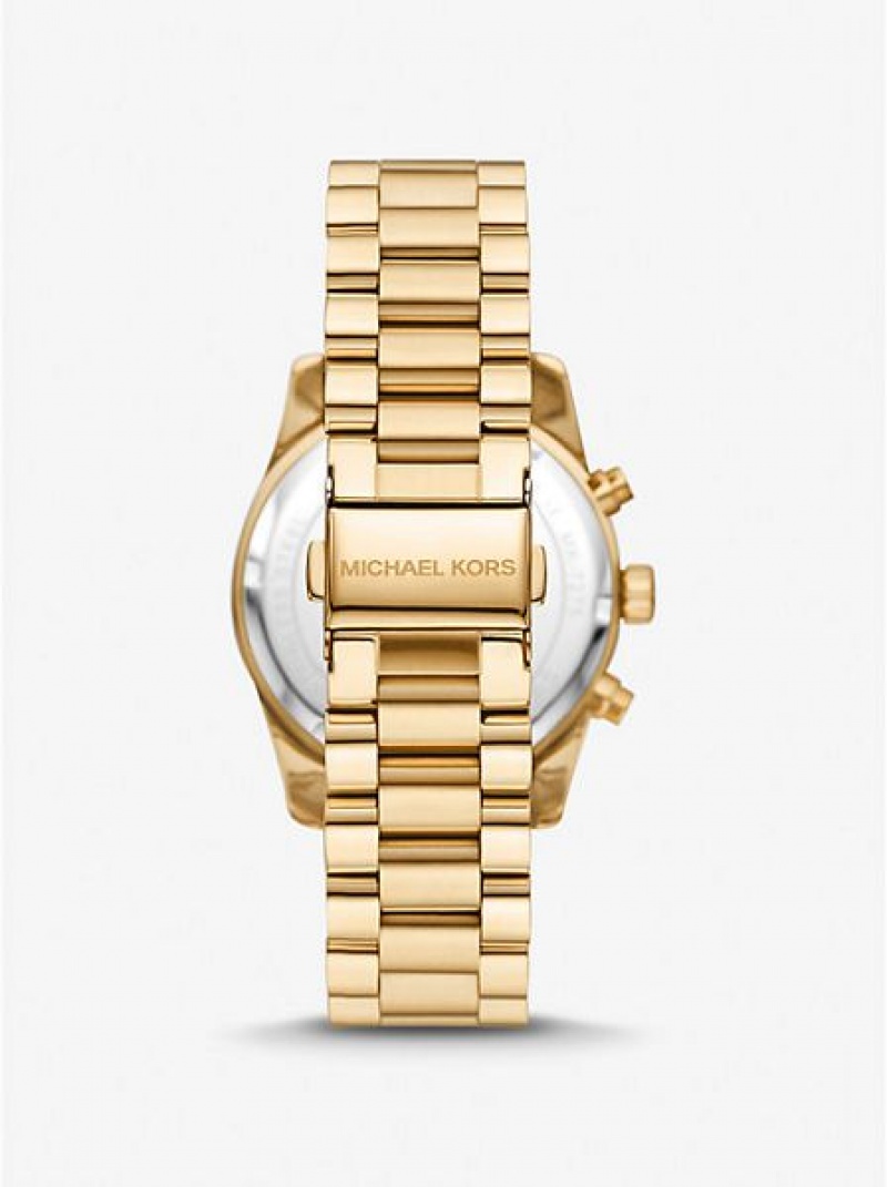 Relojes Michael Kors Lexington Pave Mujer Doradas | 02685XDLZ