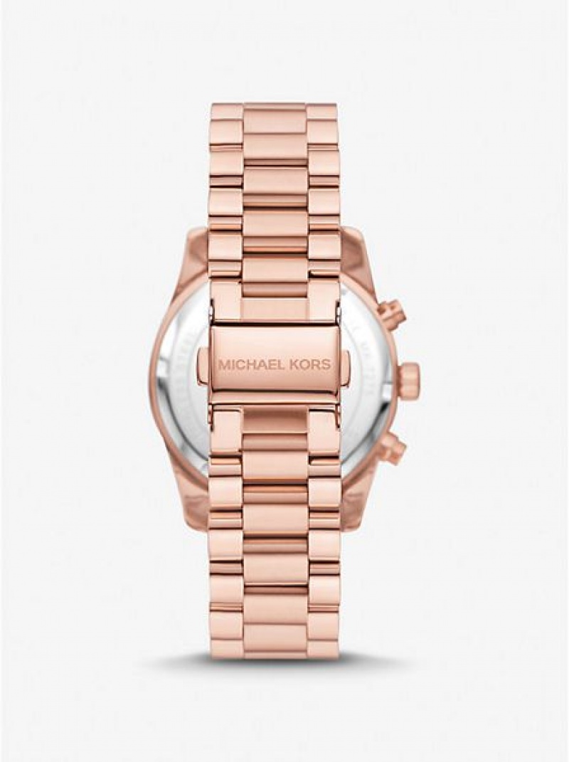 Relojes Michael Kors Lexington Pave Mujer Rosas Doradas | 70361QGOR