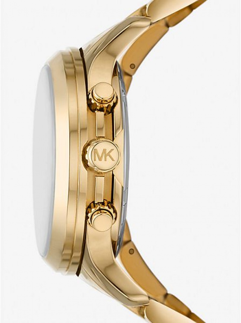 Relojes Michael Kors Limited-edition Runway 18k Stainless Steel Wrap Mujer Doradas | 01486EMCF