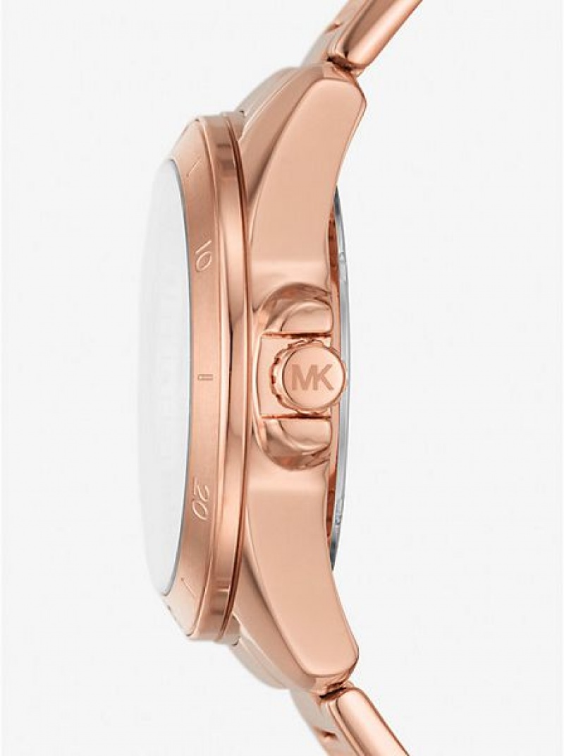 Relojes Michael Kors Mini Alek Pave Mujer Rosas Doradas | 32056HILX