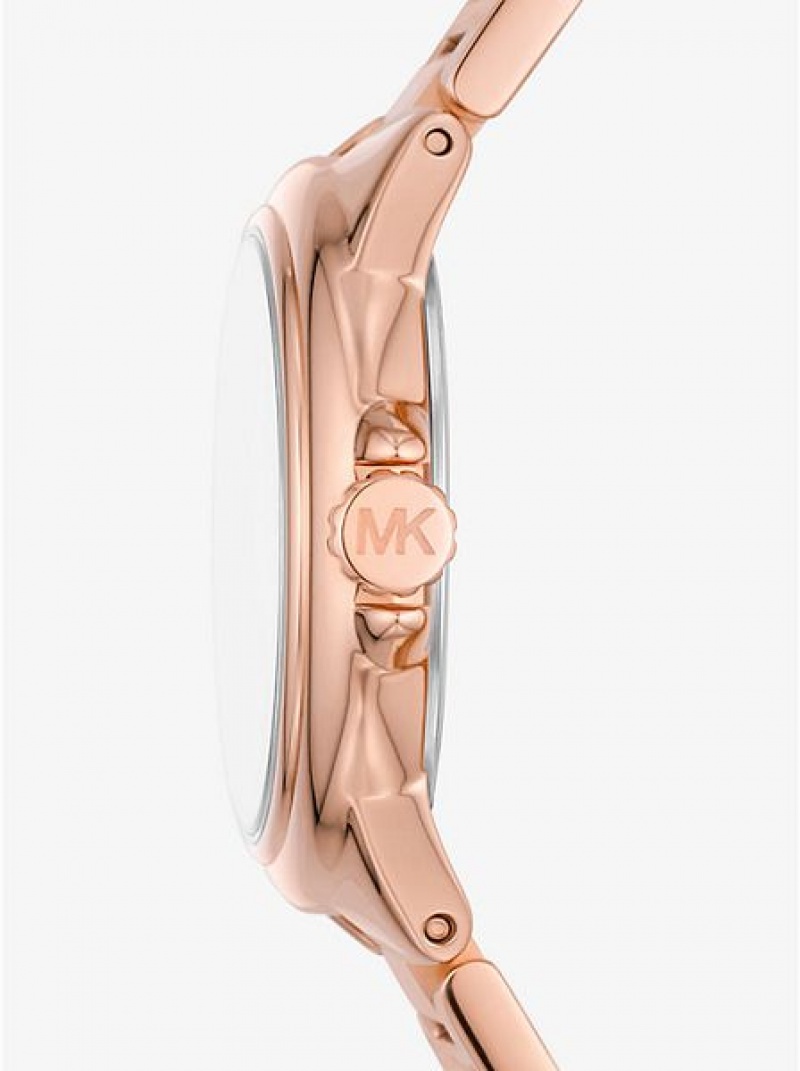 Relojes Michael Kors Mini Camille Mujer Rosas Doradas | 26035KUSR