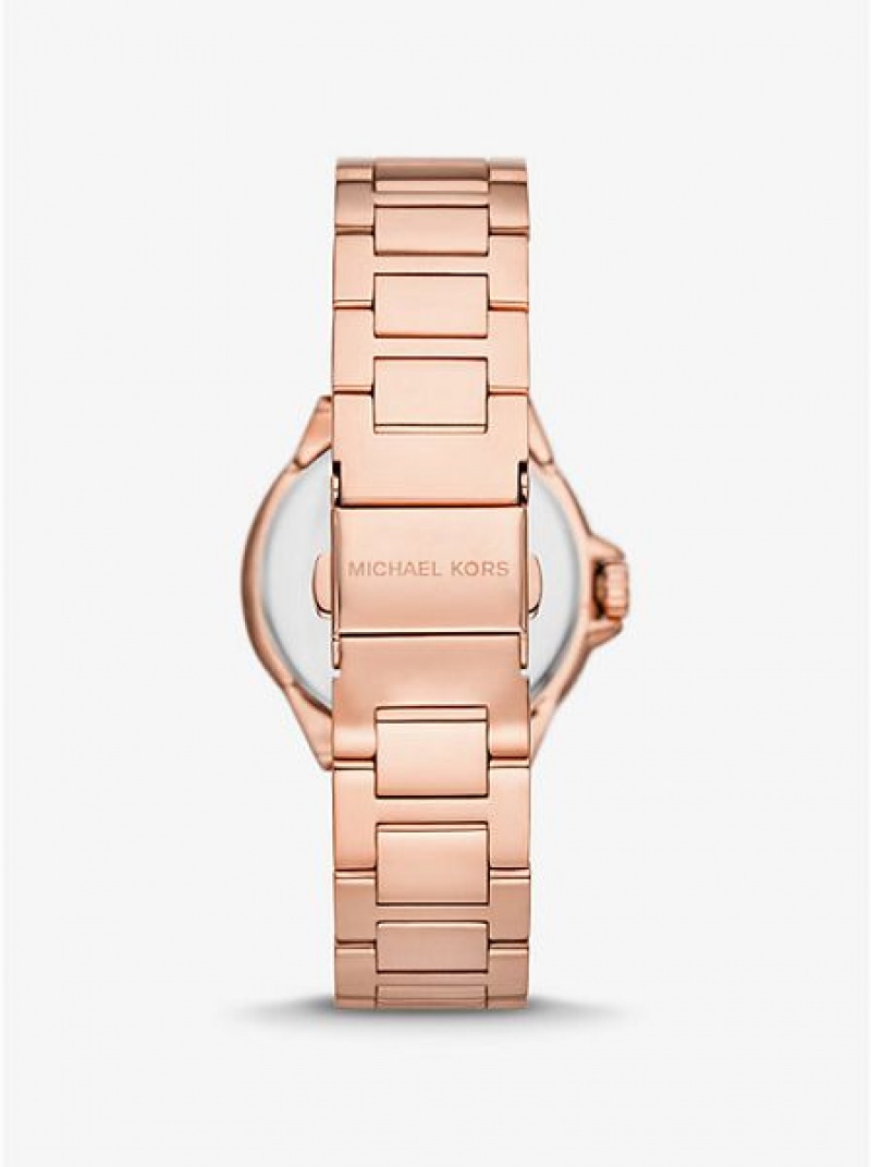 Relojes Michael Kors Mini Camille Mujer Rosas Doradas | 26035KUSR