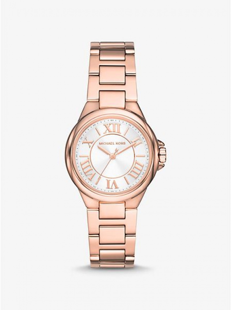 Relojes Michael Kors Mini Camille Mujer Rosas Doradas | 26035KUSR