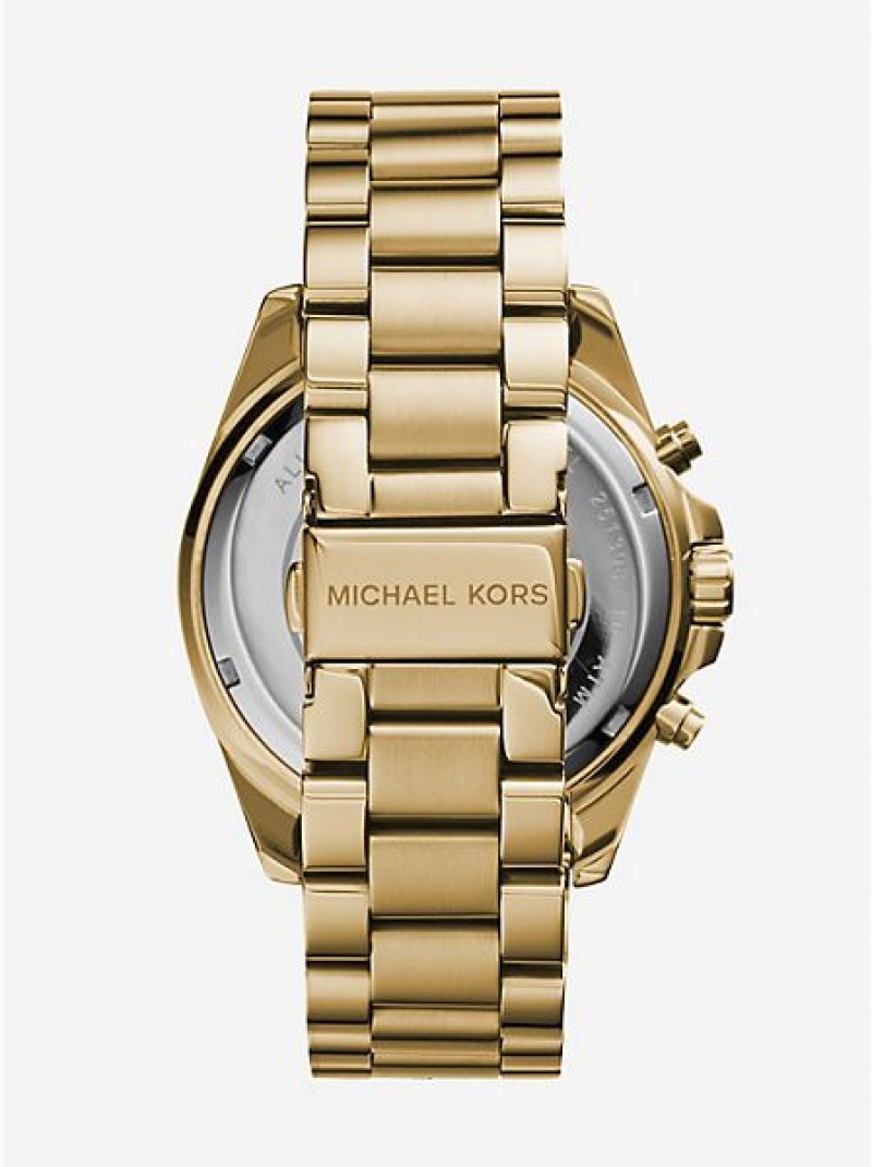 Relojes Michael Kors Oversized Bradshaw Mujer Doradas | 46935RZSO