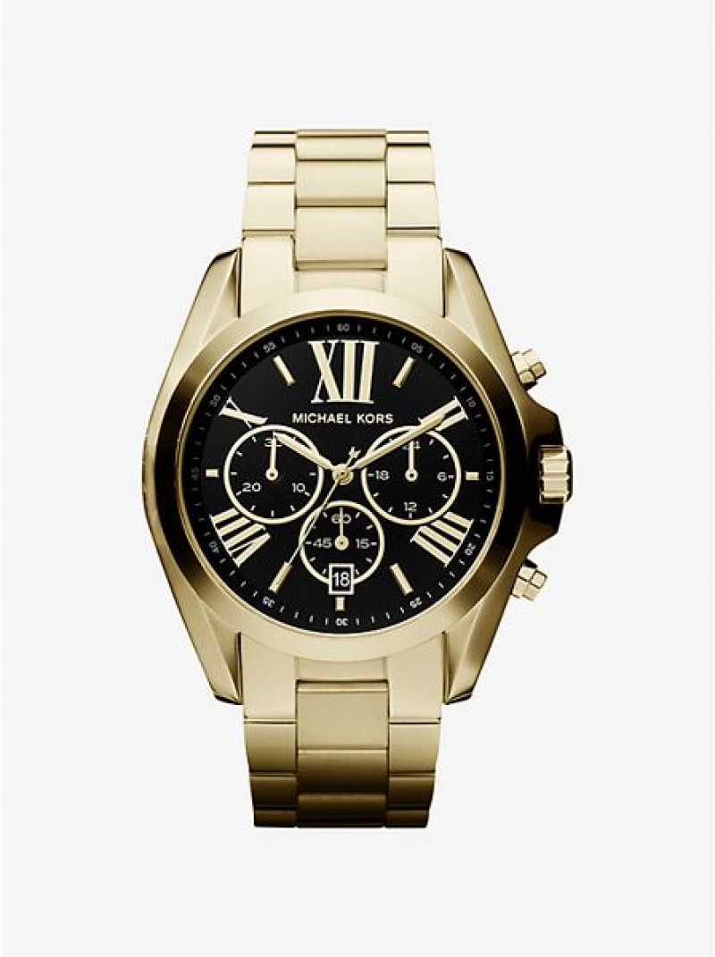 Relojes Michael Kors Oversized Bradshaw Mujer Doradas | 46935RZSO