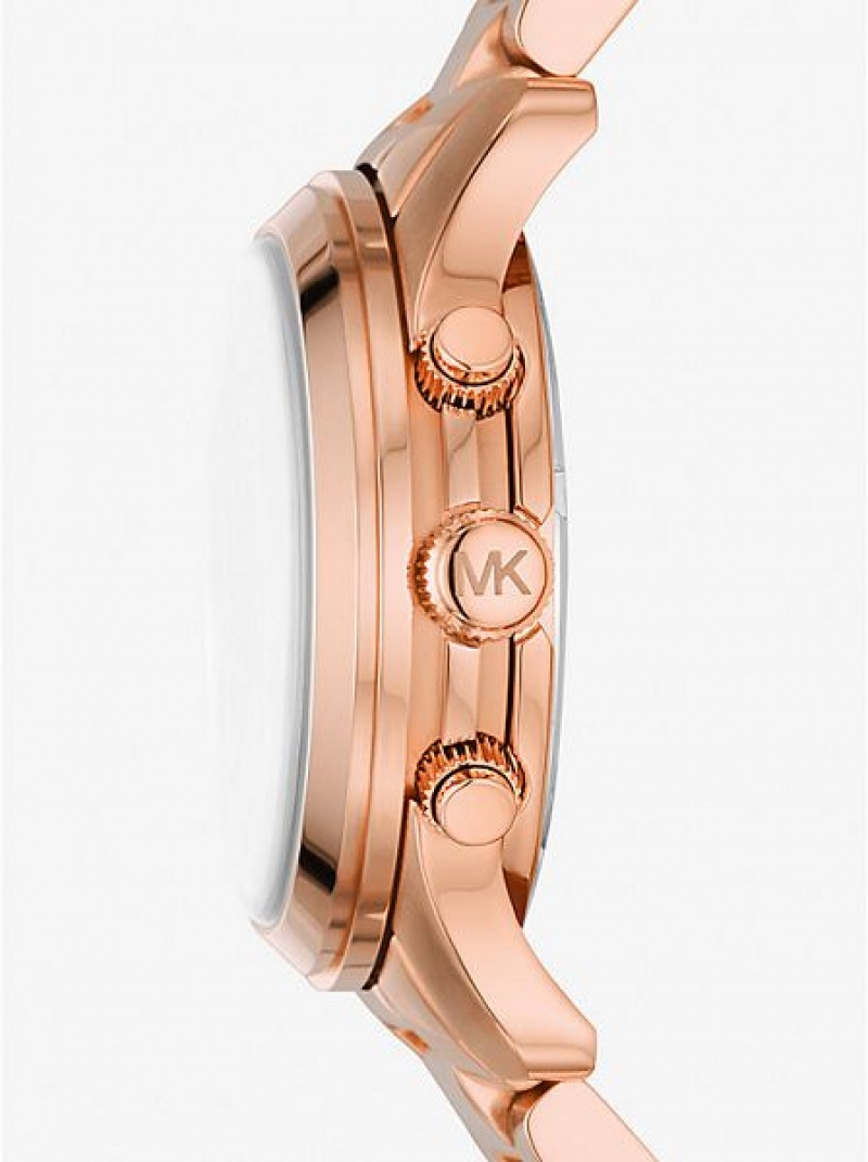 Relojes Michael Kors Runway Mujer Rosas Doradas | 53128HMUP