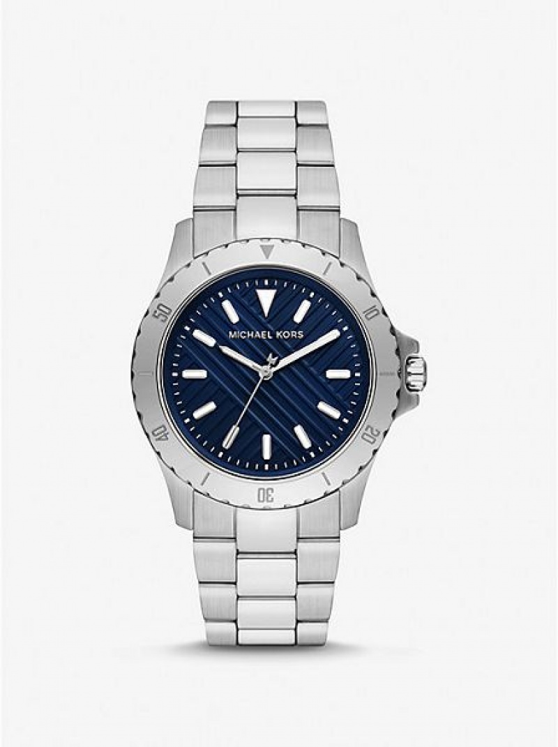 Relojes Michael Kors Slim Everest Hombre Plateadas | 03659ZXWK