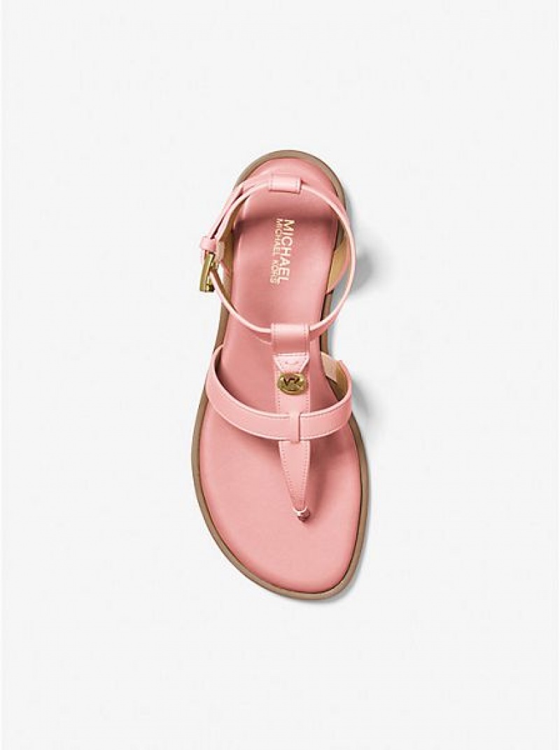 Sandalias Con Tiras Michael Kors Sasha Mujer Rosas | 38592XMAG