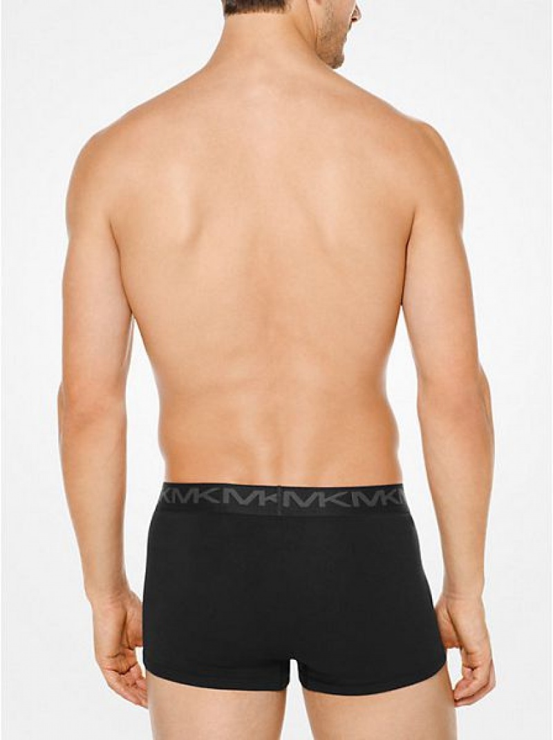 Trunks Michael Kors 3-pack Algodon Hombre Negras | 78542VGPY