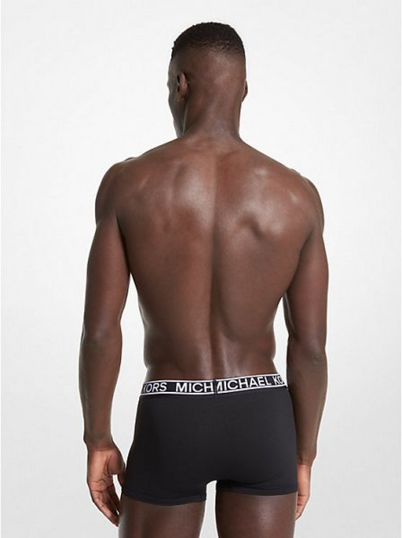 Trunks Michael Kors 3-pack Algodon Hombre Negras | 91743LYHZ